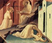 The Rescue of St Placidus and St Benedict's Visit to St Scholastica, Fra Filippo Lippi